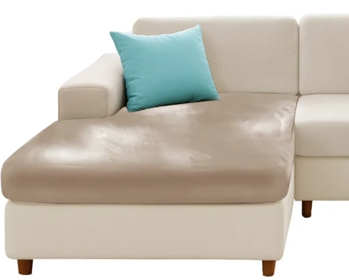 POKROWIEC NA KANAPĘ SIEDZISKO BEŻ CAPPUCCINO WELUR 165-200