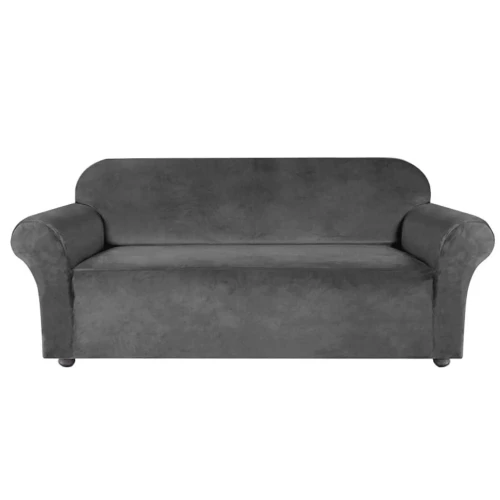 Pokrowiec na kanapę WELUR Szary 3 osobowy