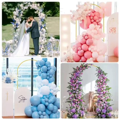 Stelaż na Balony Złoty ŁUK 2x1m