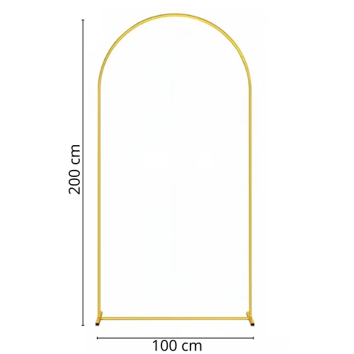 Stelaż na Balony Złoty ŁUK 2x1m