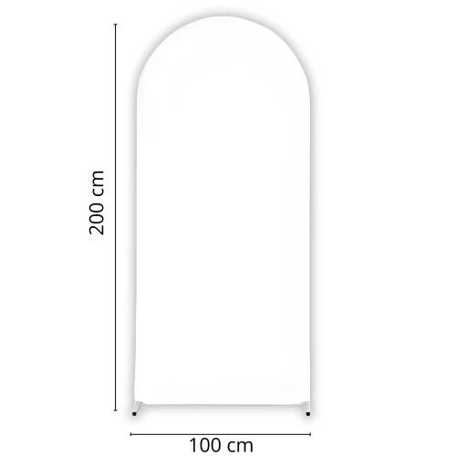 Pokrowiec na stelaż 2x1m BIAŁY