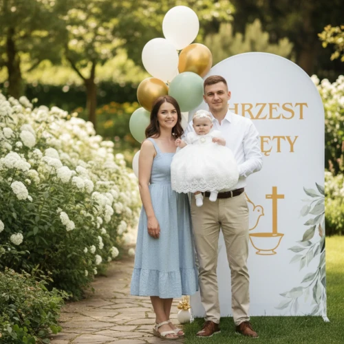 Pokrowiec na stelaż 2x1m CHRZEST ŚWIĘTY