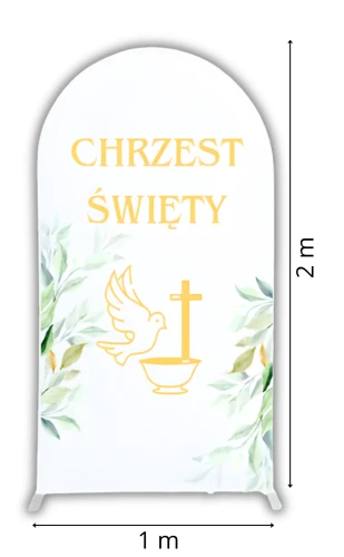 Pokrowiec na stelaż 2x1m CHRZEST ŚWIĘTY