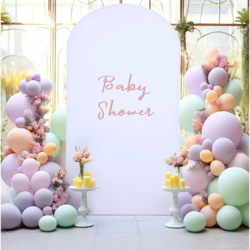 Zestaw Stelaż Złoty ŁUK + Pokrowiec BIAŁY 2M