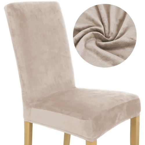 Pokrowiec na krzesło uniwersalny WELUR Popiel