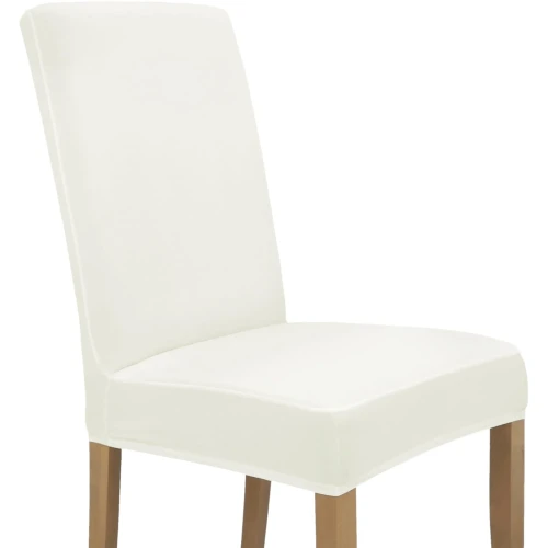 Pokrowiec na krzesło uniwersalny GŁADKI Ecru