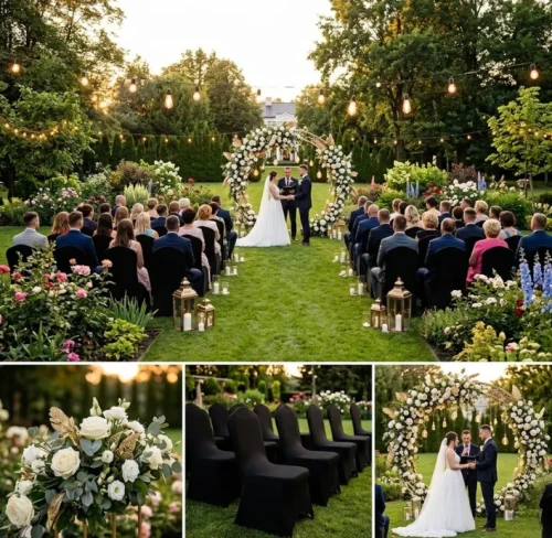 Pokrowiec na krzesło bankietowe 250 gsm GŁADKI Czarny