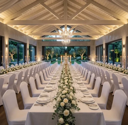 Pokrowiec na krzesło bankietowe 250 gsm GŁADKI Biały