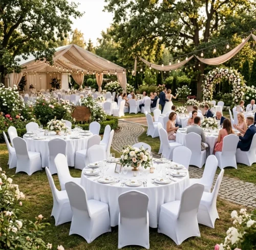 Pokrowiec na krzesło bankietowe 250 gsm GŁADKI Biały