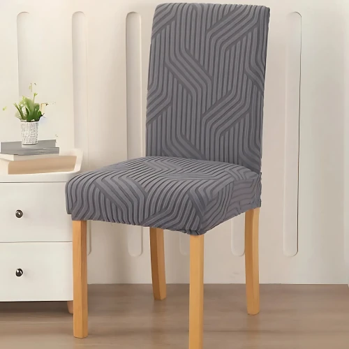 Pokrowiec żakard warkocz szary 4.webp