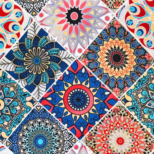 Pokrowiec na fotel USZAK WZORY Mandala