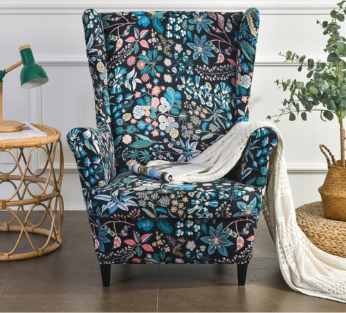 Pokrowiec na fotel USZAK GŁADKI Nocna Łąka