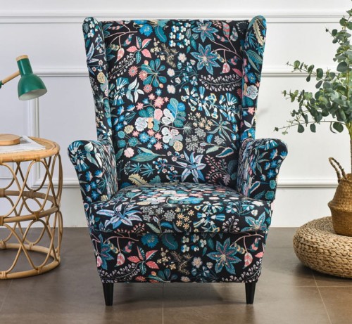 Pokrowiec na fotel USZAK GŁADKI Nocna Łąka