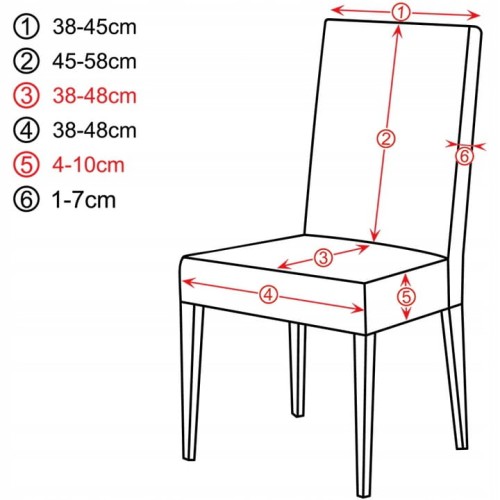Pokrowiec na krzesło okrągłe oparcie WELUR Chłodny Beż