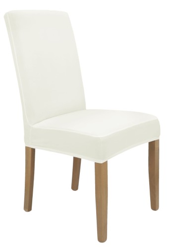 Pokrowiec na krzesło uniwersalny GŁADKI Ecru