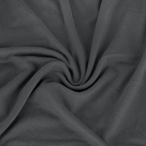 Pokrowiec na krzesło uniwersalny GŁADKI Grafitowy