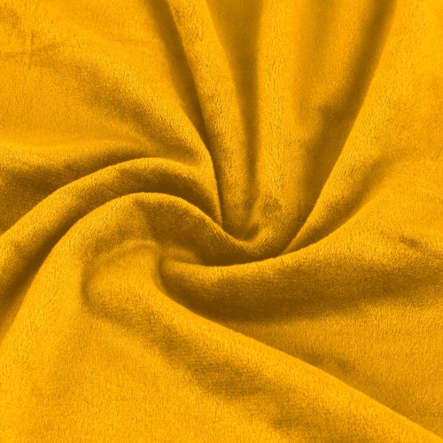 Pokrowiec na krzesło uniwersalny WELUR Musztardowy