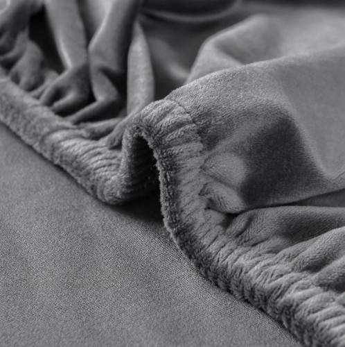 Pokrowiec na fotel USZAK WELUR Szary