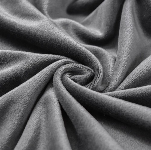 Pokrowiec na fotel USZAK WELUR Szary