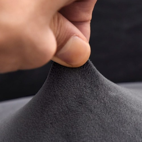 Pokrowiec na fotel USZAK WELUR Szary