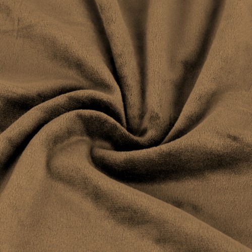 Pokrowiec na fotel FINKA WELUR Kakaowy Brąz