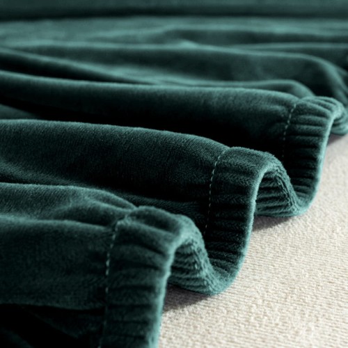 Pokrowiec na fotel kanapę WELUR Butelkowa Zieleń 1 osobowy