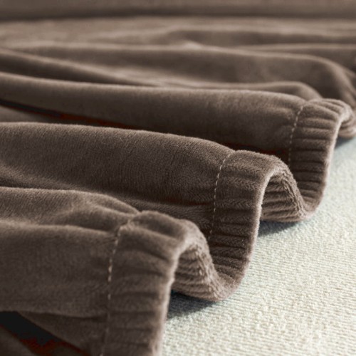 Pokrowiec na kanapę WELUR Kakaowy Brąz 4 osobowy