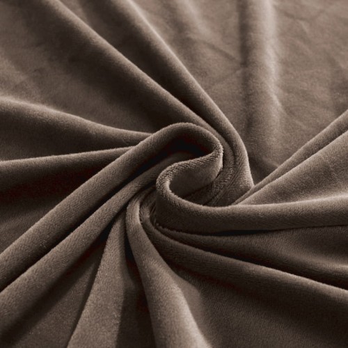 Pokrowiec na fotel kanapę WELUR Kakaowy Brąz 1 osobowy