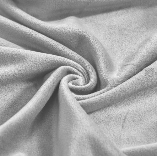 Pokrowiec na fotel USZAK WELUR Jasny Szary