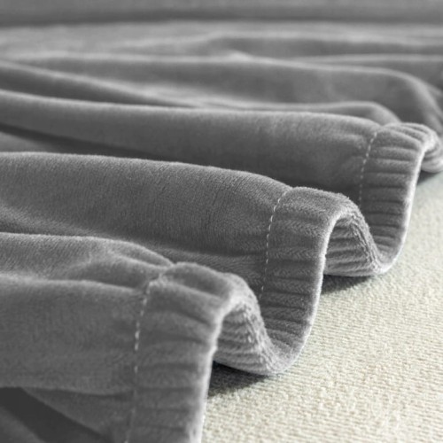 Pokrowiec na kanapę WELUR Jasny Szary 3 osobowy