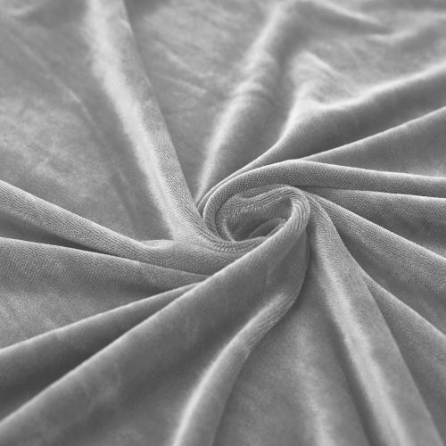 Pokrowiec na kanapę siedzisko WELUR Jasny Szary 135-165 cm