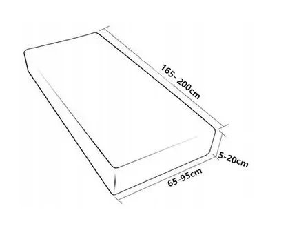 POKROWIEC NA KANAPĘ SIEDZISKO BEŻ CAPPUCCINO WELUR 165-200