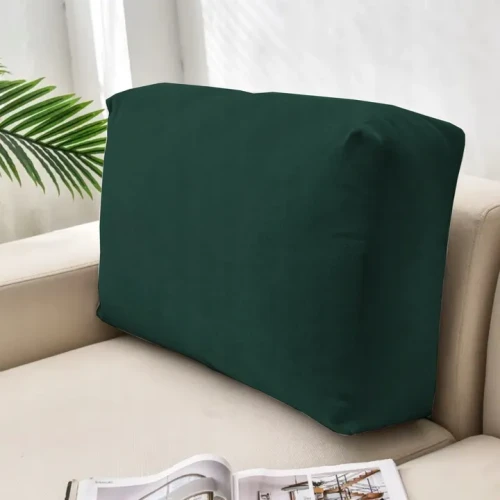 POKROWIEC NA PODUSZKĘ OPARCIE KANAPY ZIELEŃ BUTELKOWA 40-80