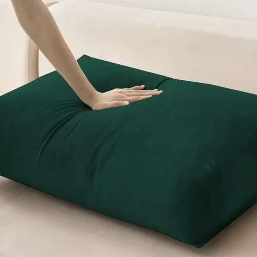 POKROWIEC NA PODUSZKĘ OPARCIE KANAPY ZIELEŃ BUTELKOWA 40-80