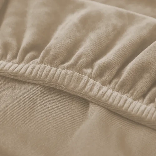 POKROWIEC NA KANAPĘ SIEDZISKO BEŻ CAPPUCCINO WELUR 95-135