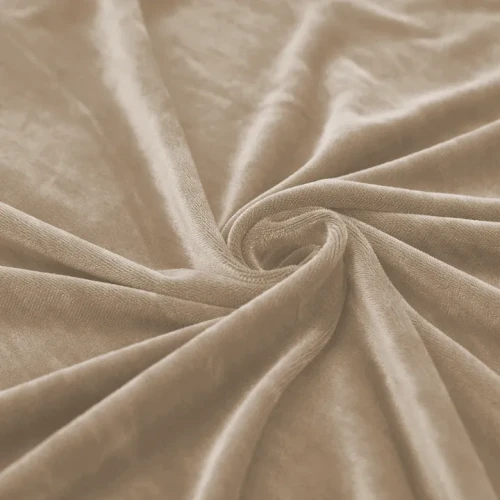 POKROWIEC NA KANAPĘ SIEDZISKO BEŻ CAPPUCCINO WELUR 165-200